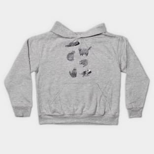 Scruffy Cats Kids Hoodie